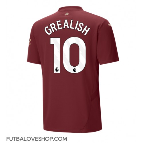 Dres Manchester City Jack Grealish #10 Tretina 2024-25 Krátky Rukáv